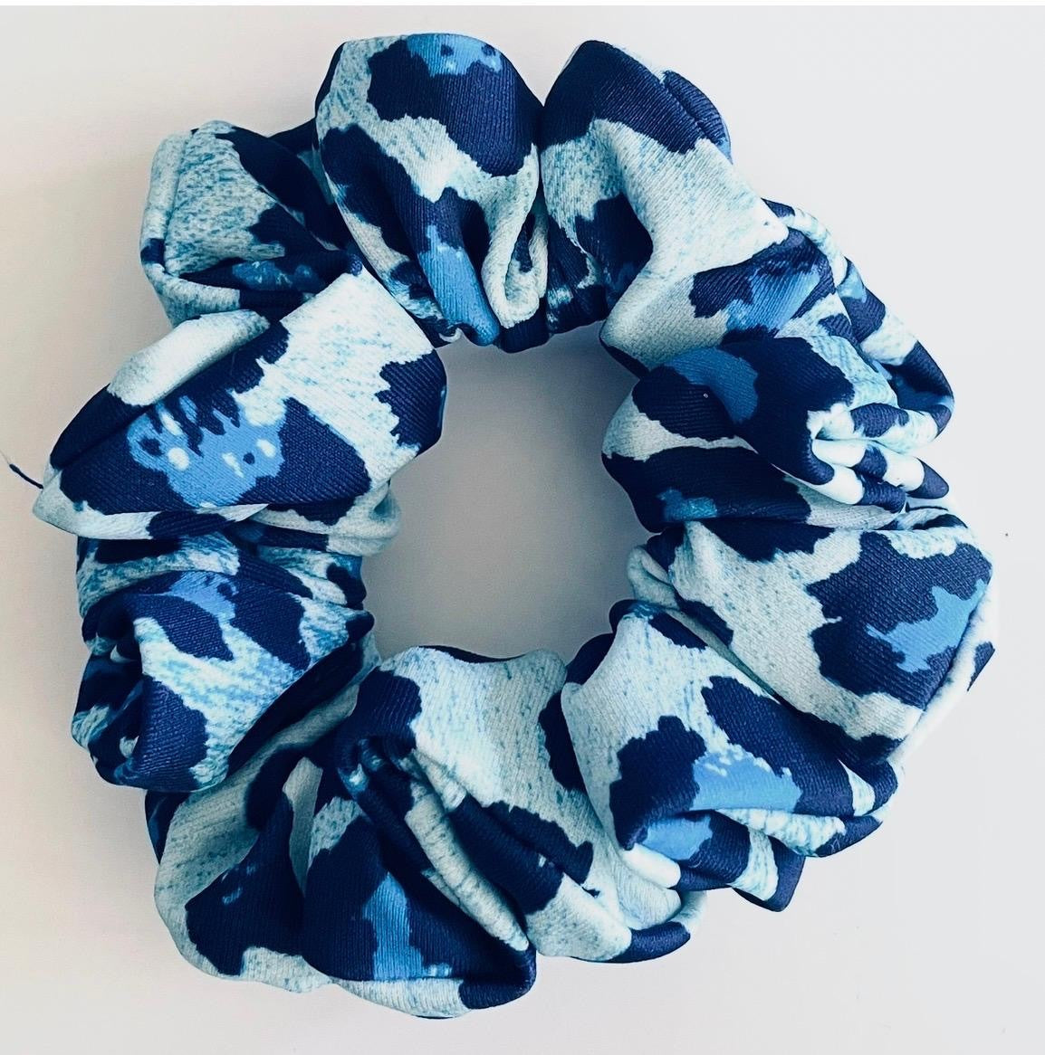 Arctic Leopard Scrunchie